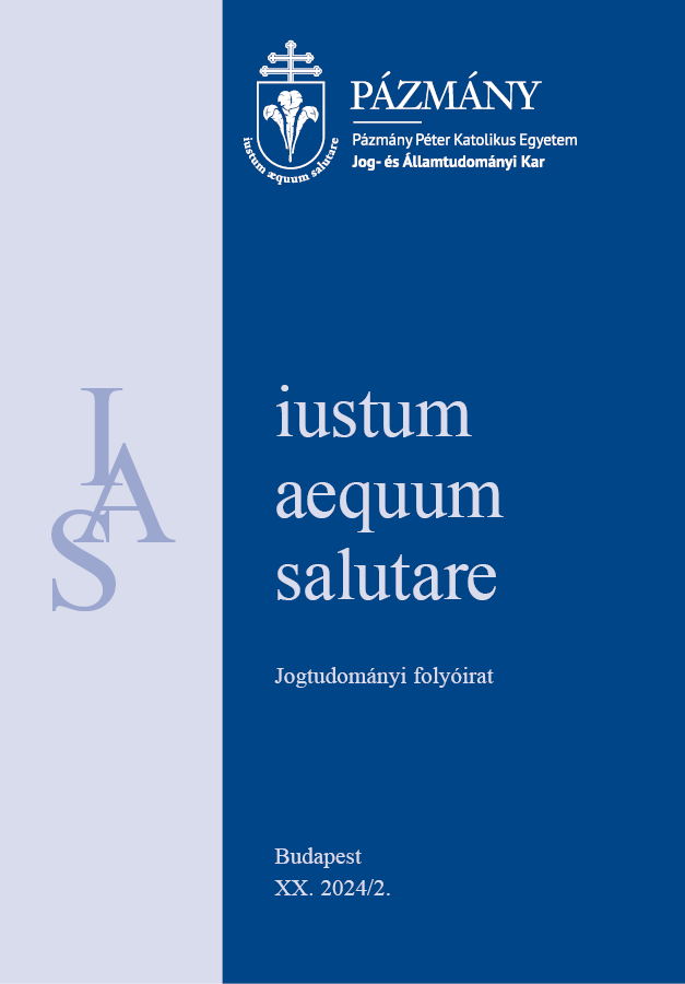 Iustum Aequum Salutare 2024/2.