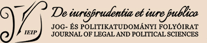 De iurisprudentia et iure publico. Jog- és politikatudományi folyóirat