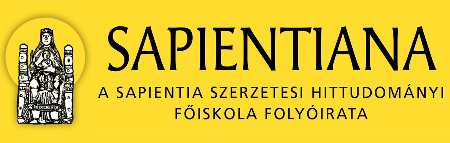 Sapientiana, a Sapientia Szerzetesi Hittudományi Főiskola folyóirata