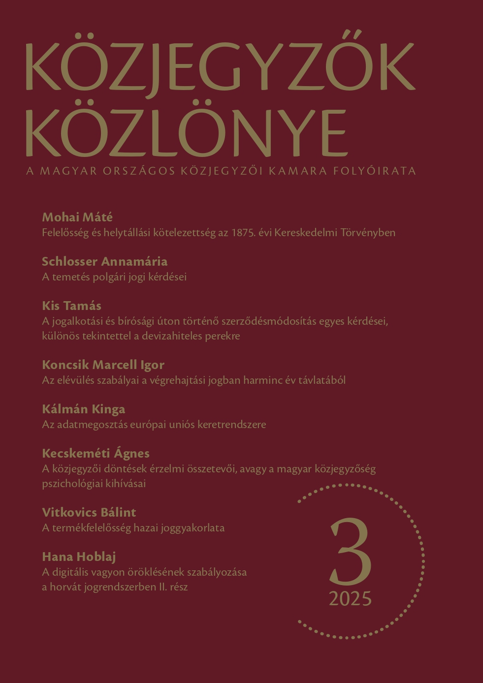 29. évfolyam 3. szám borítóképe