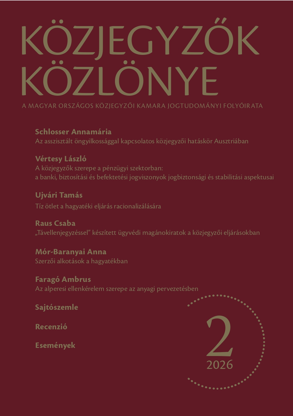 30. évfolyam 2. szám borítóképe