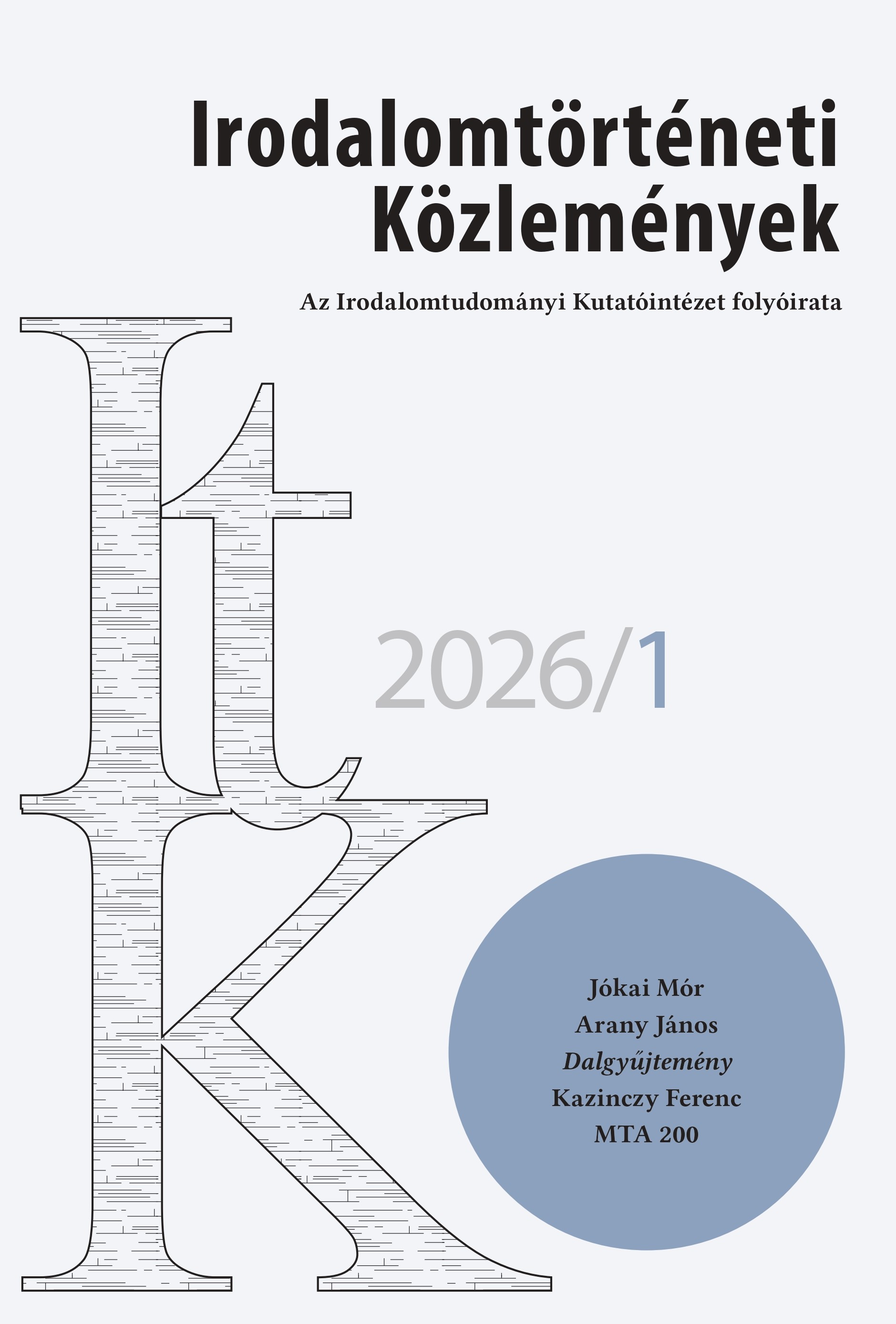 Irodalomtörténeti Közlemények
